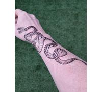 Large snake temporary tattoo || Transfer Fake|| 9.5" x 3" || Halloween