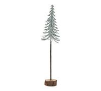 Sostter Snowy Spindle Tabletop Tree for Winter Decor in Natural Sostter Natural