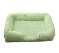 Large Sofa Bed Dog, for Pets 2.5-40KG, Memory Foam Dog Orthopedic Beds with Removable Cover and Non-Slip Bottom, Washable Pet Cushion with C-Shape Bolster, Pet Pillow with Waterproof Linner,Green 1