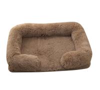 Large Sofa Bed Dog, for Pets 2.5-40KG, Memory Foam Dog Orthopedic Beds with Removable Cover and Non-Slip Bottom, Washable Pet Cushion with C-Shape Bolster, Pet Pillow with Waterproof Linner,Khaki