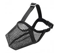 Large Soft Mesh Dog Muzzle Adjustable Breathable Anti Bite Scavenge Muzzle