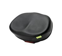 Large Soft No Pressure Bike Saddle Padded, PU Nose-free Wide Comfortable Replacement No Pressure Bicycle Seat Cushion With Double Damper Bow No Nose Bicycle Saddle For Road/Mountain/Folding Bike