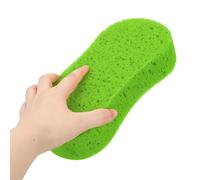 Large Soft Touch Coral Sponges, 5pack，Non-Scratch, High Foam, for Ultimate Washing Car, Bike, Boat or Household Cleaning Needs (Green)