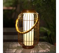 Large Solar Lantern Outdoor Hanging Warm White Garden Light Waterproof