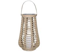 Large Solar Rattan Lantern Outdoor - Outdoor Lights Natural Solar Lights - Solar Lantern Vintage Rattan Lantern Portable for Traveling Camping