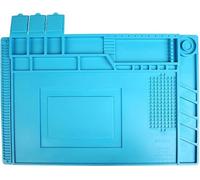 Large Soldering Mat 30 x 40 cm, Silicone Heat Resistant 500 °C Work Mat, Magnetic Mat Repair Mat for Gun Soldering Iron, Workbench, Electronics, Mobile Phone DIY, Circuit Board, Welding Repair