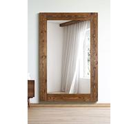Large Solid Wood Wall Mirror 6Ft X 4Ft (183cm X 122cm)