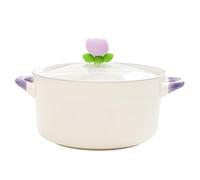 Large Soup Bowl with Handles and Lid, 800ml Ramen Bowl for Instant Noodles Microwave Safe