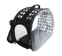 Large Space Bubble Pet Backpack, Suitable for Kittens Weighing No More Than 9 Pounds, Transparent Foldable Pet Bag, Designed Specifically for Cats and Small Dogs.-Black