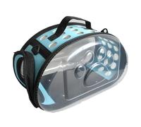 Large Space Bubble Pet Backpack, Suitable for Kittens Weighing No More Than 9 Pounds, Transparent Foldable Pet Bag, Designed Specifically for Cats and Small Dogs.-Blue