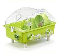 Large space luxury pet villa tunnel running wheel green hamster cage Hamster Travel Cage
