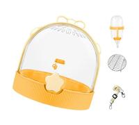 Large Spacious Bird Cage for Outdoor Adventures Breathable Construction Includes Detachable Floor Grids Breathable Outdoor Bird Carrier with Detachable Floor Grids
