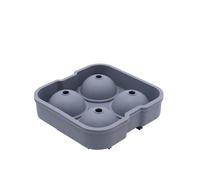 Large Sphere Molds 4/8 Grid Whiskey Ice Leak-Free Round Silicone Trays Easy Fill & Release Ice Ball Maker Tools