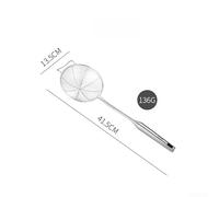 Large Spider Strainer 47.5cm Heavy Duty Mesh(Small) | Tightly woven fine mesh, captures small food particles, for ideal for stocks and broths, 304 steel