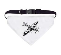 Large 'Spitfire Aeroplane' Dog/Cat/Pet Bandana (PD00065282)