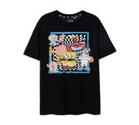 (Large) SpongeBob SquarePants Short Sleeved T-Shirt (Mens Black)