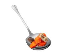 Large Spoons for Serving - 25.5x7.1x4cm Stainless Steel Flatware, Extra Large Kitchen Utensils | Portable Metal Serving Spoon for Salad Food Restaurants Home Catering Buffet Dining Heavy Duty Durable