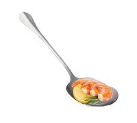 Large Spoons for Serving, Large Serving Spoons, Large Stainless Steel Spoon for Rice, Ergonomic Metal Serving Spoon, Kitchen Cutlery, Salad Serving Cutlery for Pasta, Plates