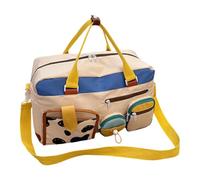 Large Sports Duffle Bag Multiple Compartments Shoulder Messenger Bag, blue, Siehe Beschreibung, See description