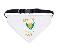 Large 'Spring Is Here' Dog/Cat/Pet Bandana (PD00062858)