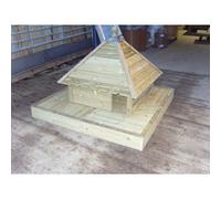 Large Square Floating Duck House with Extra Large Float Buttercup Farm Light Brown One Size