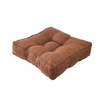 Large Square Meditation Floor Cushion for Adults - Padded Seat for Living Room Balcony & Outdoor Use - 40cm Soft Floor Pillow for Comfort & Relaxation