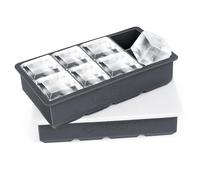 Large Square Silicone Ice Cube Tray with Lid, 2 Pack BPA Free Flexible Ice Mould for Whiskey, Cocktails & Drinks, Easy Release Stackable Freezer Tray