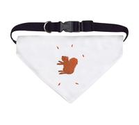 Large 'Squirrel On A Blustery Day' Dog/Cat/Pet Bandana (PD00065816)