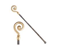 Large St Nicholas Prop Bishop Gold Crozier Staff 147cm