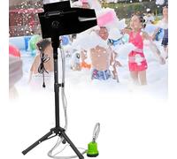 Large Stage Foam Machine,1000W Stage Effect Jet Foam Cannon Machine,20㎡/min Party Foam Machine,130° Adjustable Angle(up&Down),Outdoor Electric Bubble Maker,For Large Events, Kids Parties(Black)