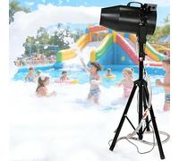 Large Stage Foam Machine, 1000W Stage Jet Foam Making Machine for 6-10M Distance/80㎡ Area, for Large Events, Kids Parties and Outdoor Water Parks black
