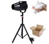 Large Stage Foam Machine with a Tripod Stand & Water Pump, Adjustable Angle Stage Effect Jet Foam Machine/5-10m Distance, for Garden, Pool, Indoor, Birthdays black
