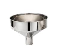 Large Stainless Steel Funnel Stainless Steel Kitchen Funnels for Cooking Oil Transmission Liquid, Powder, Food Grade Metal Funnels 28cm (Color : Silver, Size : 28/8cm)