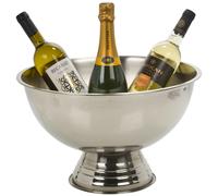 Large Metal Punch Bowl Drinks Party Ice Bucket Wine Beer Champagne Cooler Snacks