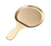 Large Stainless Steel Serving Tray With Handle For Grilling Frying Baking Rectangular Platter For Family Events Outdoor Picnics Heat Resistant Silver Kitchen Gadget 30x16cm(27 * 16cm)