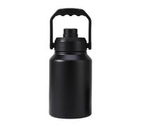Large Stainless Steel Vacuum Flask 64 Oz with Built in Carry Handle, Insulated Drink Bottle for Home Travel Use Large Drink Flask Stainless Vacuum Handle Lid Daily