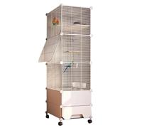 Large Standing Bird Cage for Cockatiels, African Grey, Quaker, Amazon, Sun Parakeets, Green Cheek - Spacious & Durable Design for Healthy Bird Living