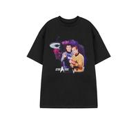 (Large) Star Trek Short Sleeved T-Shirt (Mens Black)