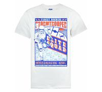 (Large) Star Wars Short Sleeved T-Shirt (Mens White)