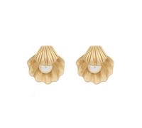 Large Starfish Shell Earrings Boho Star Conch Dangle for Women Teens Beach Ocean Holiday Summer Jewelry Gift (pearl conch)