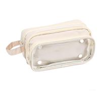 Large Stationery Organizer 21x11x7cm Multi-Pocket(white2) | Expandable center, 3cm to 7cm height, easy for access, quick retrieval, flat open structure
