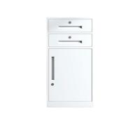 Large Steel Office Storage CabinetHigh Capacity File Cabinet with Drawer and Printer Stand 85cm Tall Organizational Solution for Home & Office