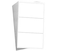 Large Sticky Labels for Storage Boxes - 60 White Label Stickers, Perfect Size 4 x 2.4 Inch (102 x 62mm), Removable Labels with Anti-Smudge Coating, Large Labels Stickers for Storage Box Organization