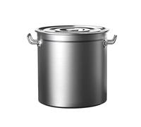 Large Stockpot, 304 Stainless Steel with Lid | Upgraded Extra-Thick Bottom for Even Heating | Mirror Polish & Non-Stick Pan | for Soup, Pasta, Boiling, Canning & Catering (35, litres)