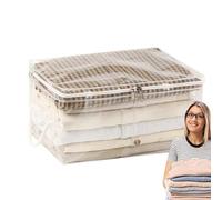Large Storage Bags, Large Clothes Storage Organizer | Clear Storage Containers - Closet Organizers with Handle, Foldable Bags, Tier Organizer