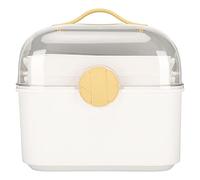 Large Storage Box | Sealed Organizer | for Home Office (White)