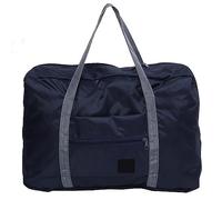 Large Storage Duffle Bag, Lightweight Travel Bag for Travel, Foldable Duffel Storage Bagswith Handles for Toiletries, Clothing, Shoes, Sundries, Cosmetics, 18.9x6.3x12.6in (Navy)