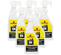 Large Stove Woodburner Glass Cleaner Spray Hotspot 750ml Removes Tar x Case of 6
