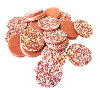 LARGE Strawberry DOG CHOC DROPS With Sprinkles SAFE Chocolate Drops For Dogs 100g-1kg MONSTER CHOCS (500g)
