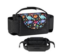 Large Stroller Storage Bag - Versatile Stroller Organizer, Adjustable Caddy Attachment | Diaper Storage Panels, Lightweight Pet Bag